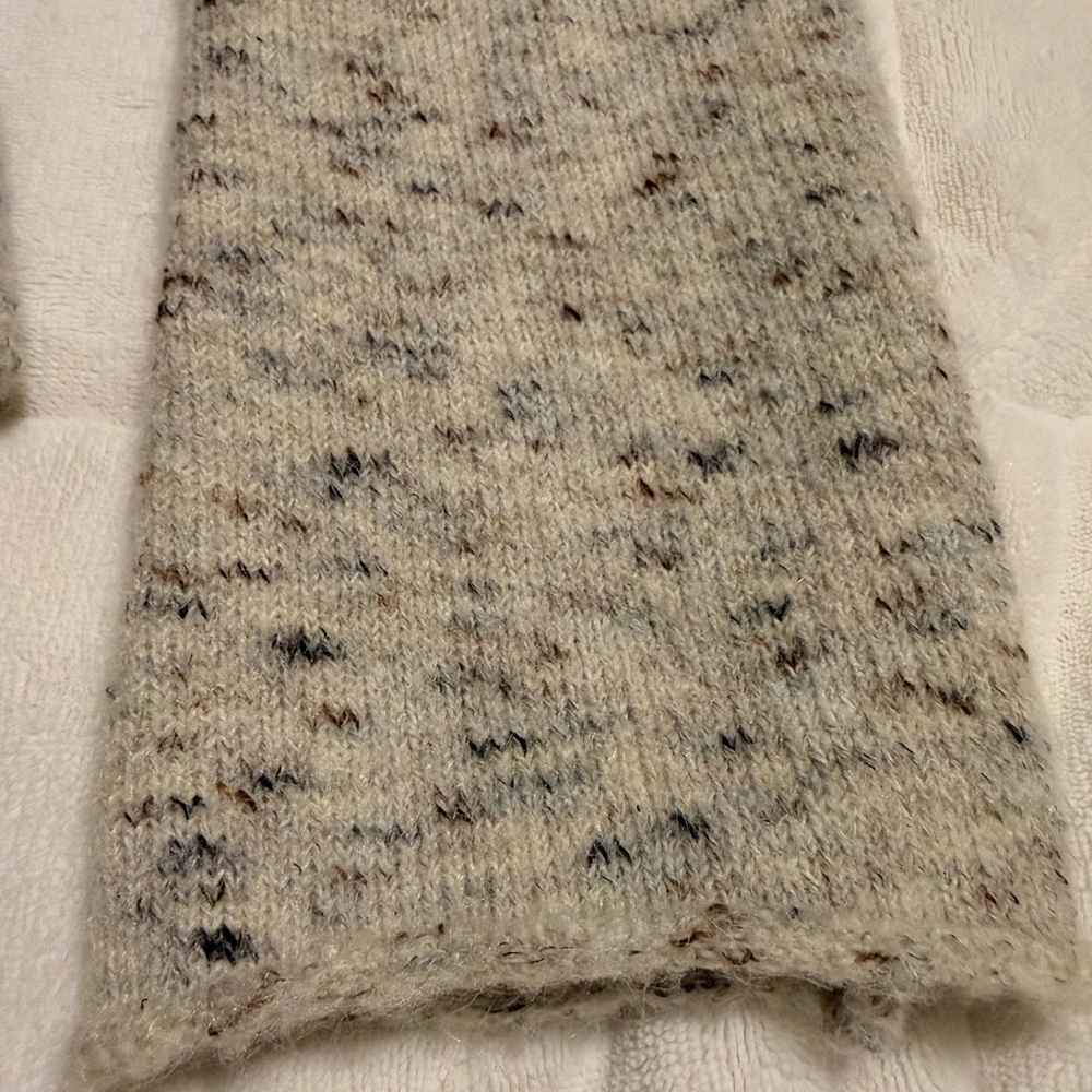 Vici Cream and Brown Textured Sweater - Picture 4 of 9